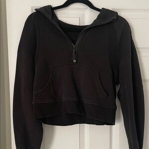 Black Lululemon Quarter- Zip Scuba XS-S